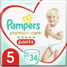 Pampers pelene Premium Care Pants 5 (12-17 kg) Junior 34 kom