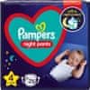 Pampers Night Pants hlače pelene, veličina 4, 25 pelena, 9-15 kg