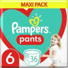 Pampers Pants pelene gaćice, Veličina 6, 15+ kg, 36 komada