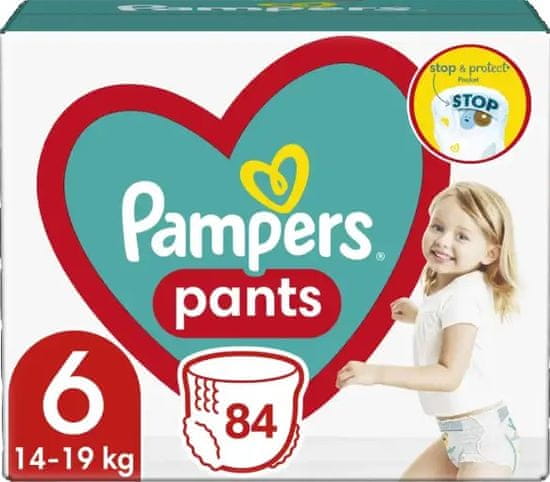 Pampers Pants pelene hlačice, Veličina 6, 15 kg +, 84 komada