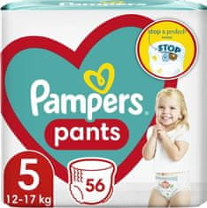 Pampers Pants pelene gaćice, Veličina 5, 12-17 kg, 56 komada