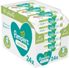 Pampers Sensitive Baby maramice za bebe, 24 x 52 komada, 1248 maramica 