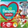 Pampers Active Baby Pants Paw Patrol hlače pelene, veličina 5 (12-17 kg), 66 pelena