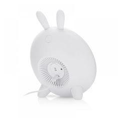 Rabbit&Friends Lijepo svjetlo za buđenje s budilicom, bijelo, USB-C (944)