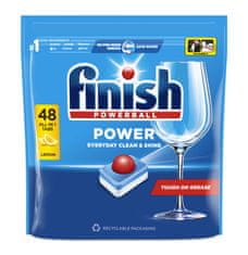 Finish Lemon Sparkle Power All in One tablete za perilicu posuđa, 48 komada