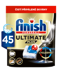 Finish Ultimate All in 1 kapsule za perilicu posuđa, 45 komada