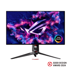 ASUS PG32UCDP ROG Swift gaming monitor, 81,3 cm, 4K UHD, OLED, crni (90LM0A50-B01370)