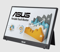 ASUS MB16AMTR ZenScreen Touch prijenosni monitor osjetljiv na dodir, 39,6 cm, FHD, IPS, crni (90LM04S0-B02170)