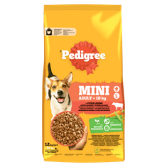 Pedigree hrana za odrasle pse malih pasmina, govedina 12 kg