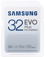 Samsung SDHC memorijska kartica, 32 GB EVO Plus, U1, V10, UHS-I