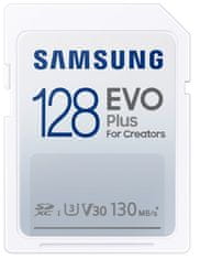 Samsung EVO Plus memorijska kartica, SDXC, 128GB, U3, V30, UHS-I