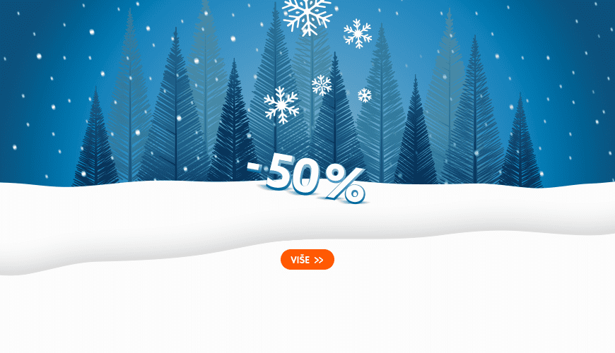 Odabrani artikli od 50 % i već povoljnije s promo kodom 50ZPKHR