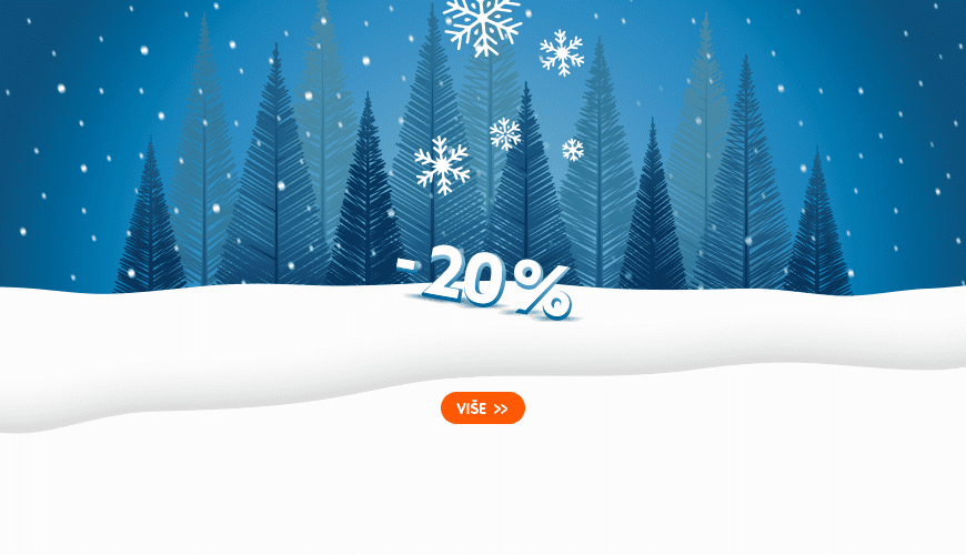 Odabrani artikli 20 % povoljnije s promo kodom 20ZPKHR