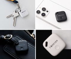 Forever FT-100 Smart Tracker, Apple Find My, BT5.2, zvučnik, crni