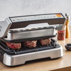 Tefal Optigrill Inox 2u1 kontaktni roštilj + hvataljka (GC773D30)