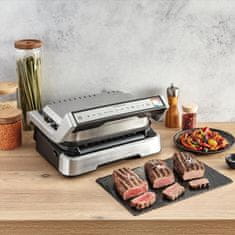 Tefal Optigrill Inox 2u1 kontaktni roštilj + hvataljka (GC773D30)