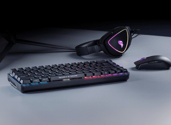  Asus ROG Falchion Wireless tipkovnica, ROG NX Red, RGB, USB, UK / SLO 