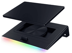 Razer Laptop Cooling Pad Chrome stalak za laptop, RGB, 3x USB-A