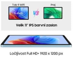 Blackview TAB 9 WIFI tablet računalo, 27,94 cm (11&quot;), 6GB+256GB, Android, plavo (Frost Blue) + torbica