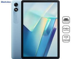 Blackview TAB 9 WIFI tablet računalo, 27,94 cm (11&quot;), 6GB+256GB, Android, plavo (Frost Blue) + torbica