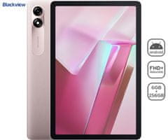 Blackview TAB 9 WIFI tablet računalo, 27,94 cm (11&quot;), 6GB+256GB, Android, Blush Pink + maska