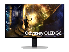 Samsung G61SD Odyssey G6 gaming monitor, 27,1&quot; (68,58 cm), QHD, OLED, sivi (LS27DG610SUXEN)