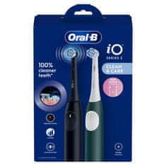 Oral-B Set četkica za zube iOS2, crna i tamno zelena