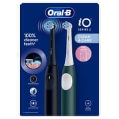 Oral-B Set četkica za zube iOS2, crna i tamno zelena