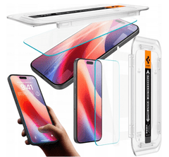 Spigen Glass EZ Fit zaštitno staklo, za iPhone 16 Pro Max, prozirno, 2 komada (AGL07907)