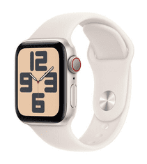 Apple Sat 40 mm Sport remen, S/M, Starlight