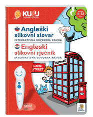 KUKU Kuku interaktivna knjiga, engleski slikovni rječnik (bez olovke)