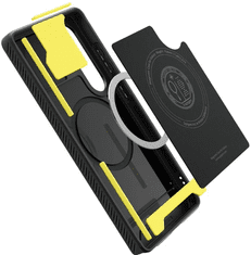 Spigen Rugged Armor (MagFit) maska za Galaxy S25 Ultra, crna (ACS08951)