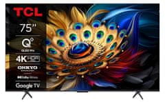 TCL 75C655 4K UHD QLED TV, Google TV