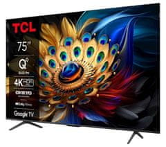 TCL 75C655 4K UHD QLED TV, Google TV