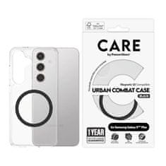 PanzerGlass Care Urban Combat maska za Galaxy S25 Plus, prozirno crna