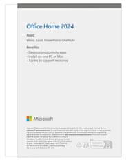 Microsoft Softver Office Home 2024, engleski