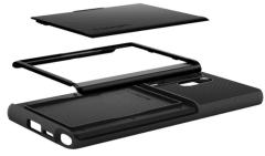 Spigen Slim Armor CS maska za Galaxy S25 Ultra, crna (ACS08967)