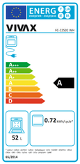 Vivax FC-22502 WH samostojeći štednjak