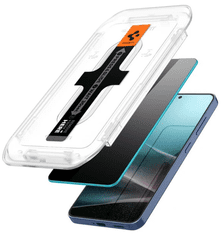 Spigen Glass tR EZ Fit HD (Privacy) zaštitno staklo za Galaxy S25/S24, 2 komada (AGL09308)