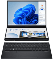 ASUS Prijenosno računalo Zenbook Duo UX8406CA-PZ005W, Ultra 9, 14, WQXGA+, 32GB, 2TB, W11H (90NB14X1-M00B70)