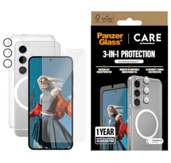 PanzerGlass 3-u-1 komplet za Samsung Galaxy S25