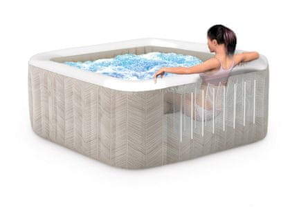  Intex 28446NP masažni bazen PureSpa, Chevron Deluxe Square