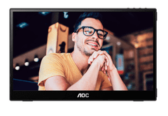 AOC 16T3EA prijenosni monitor, FHD, IPS, USB-C