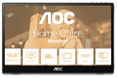 AOC 16T3EA prijenosni monitor, FHD, IPS, USB-C