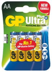 GP baterija AA ULTRA PLUS LR6, 4 komada