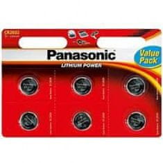 Panasonic Baterije Panasonic Lithium CR-2025L, 6 kom
