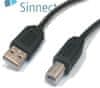 Sinnect Kabel USB 2.0 A-B M/M 3,0 m (11.203)