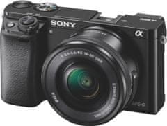 Sony digitalni fotoaparat Alpha A6000 ILCE-6000L 16-50mm, crni