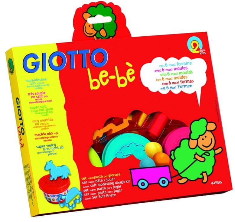 GIOTTO SET 6U PLASTILINA BE-BE PIZZA+ACCESORIOS - 468400