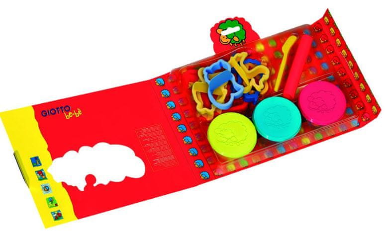 GIOTTO SET 6U PLASTILINA BE-BE PIZZA+ACCESORIOS - 468400